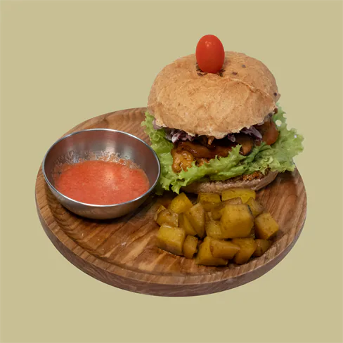 Chickpea King Oyster Burger