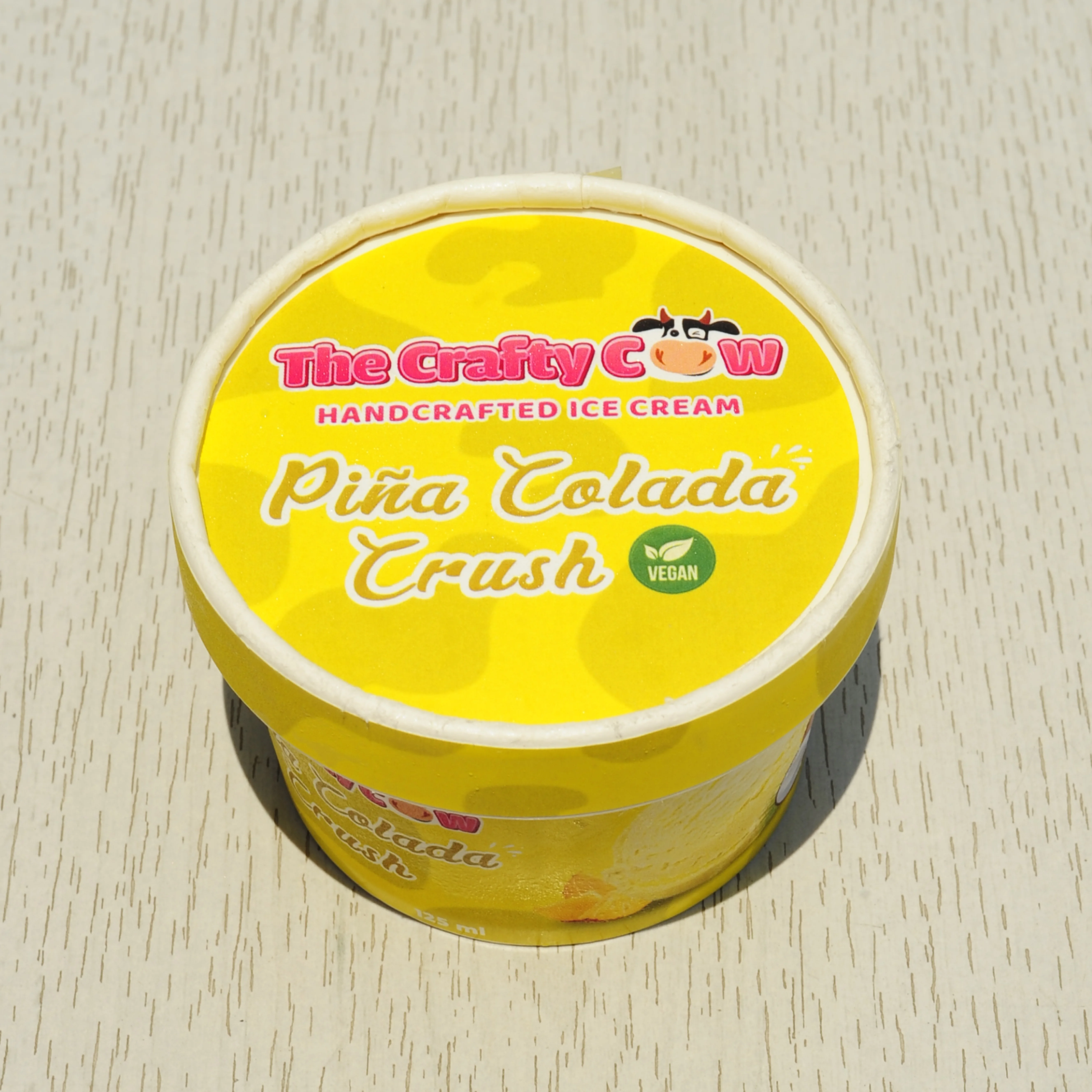 Crafty Cow Pinacolada Crush Ice Cream (gluten-free)