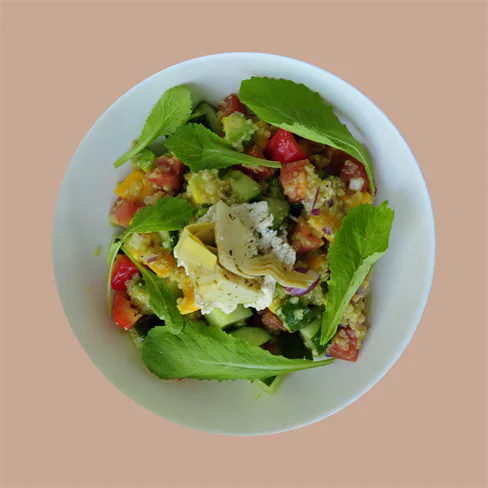 Quinoa Salad With Marinated Artichokes